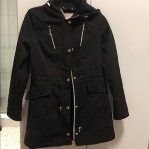 Black zip / button jacket